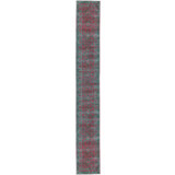 Hand-Knotted High-Quality Red/Green Runner Area Rug
