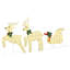vidaXL LED Reindeers Fabric-1806913906