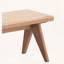 Velentina Rattan & Natural Finish Bench
