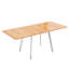 Asyiah Extendable Metal Base Dining Table