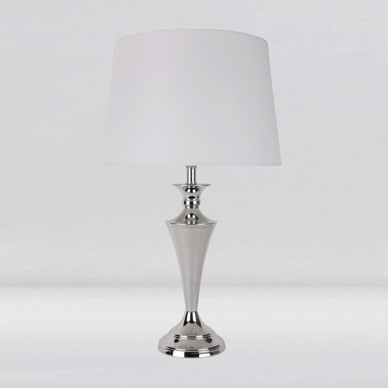 Glenham Metal Table Lamp, White
