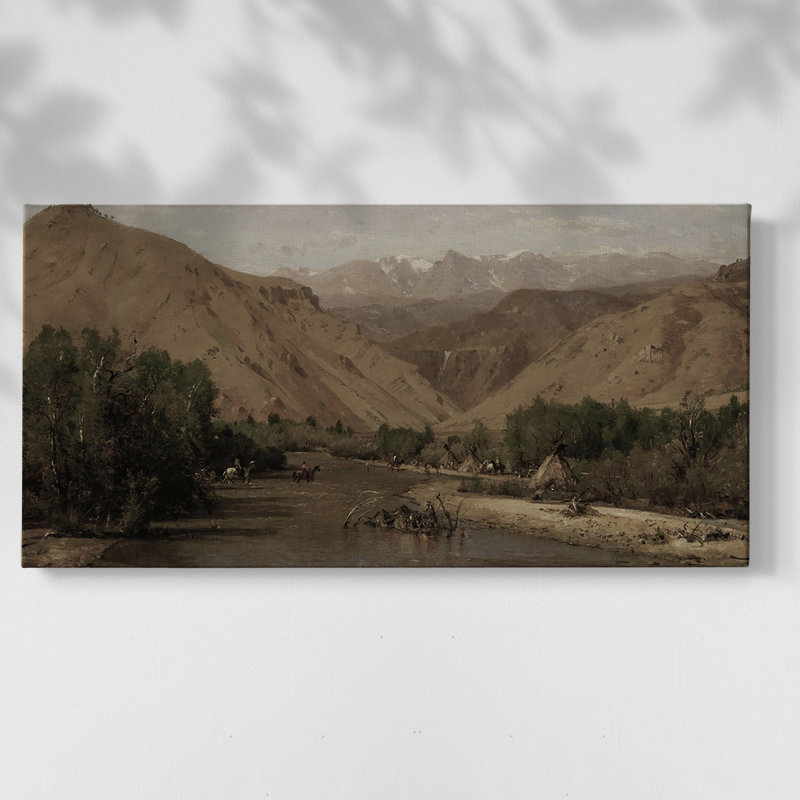 Série paysage - CCDVLVI - Toile tendue avec châssis - Prêt à être accroché, H 20 po x l 40 po