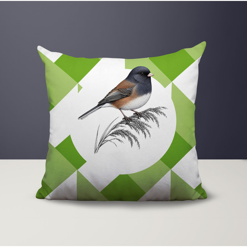 Coussin intérieur / extérieur Junco, 16 x 16, Vert printanier