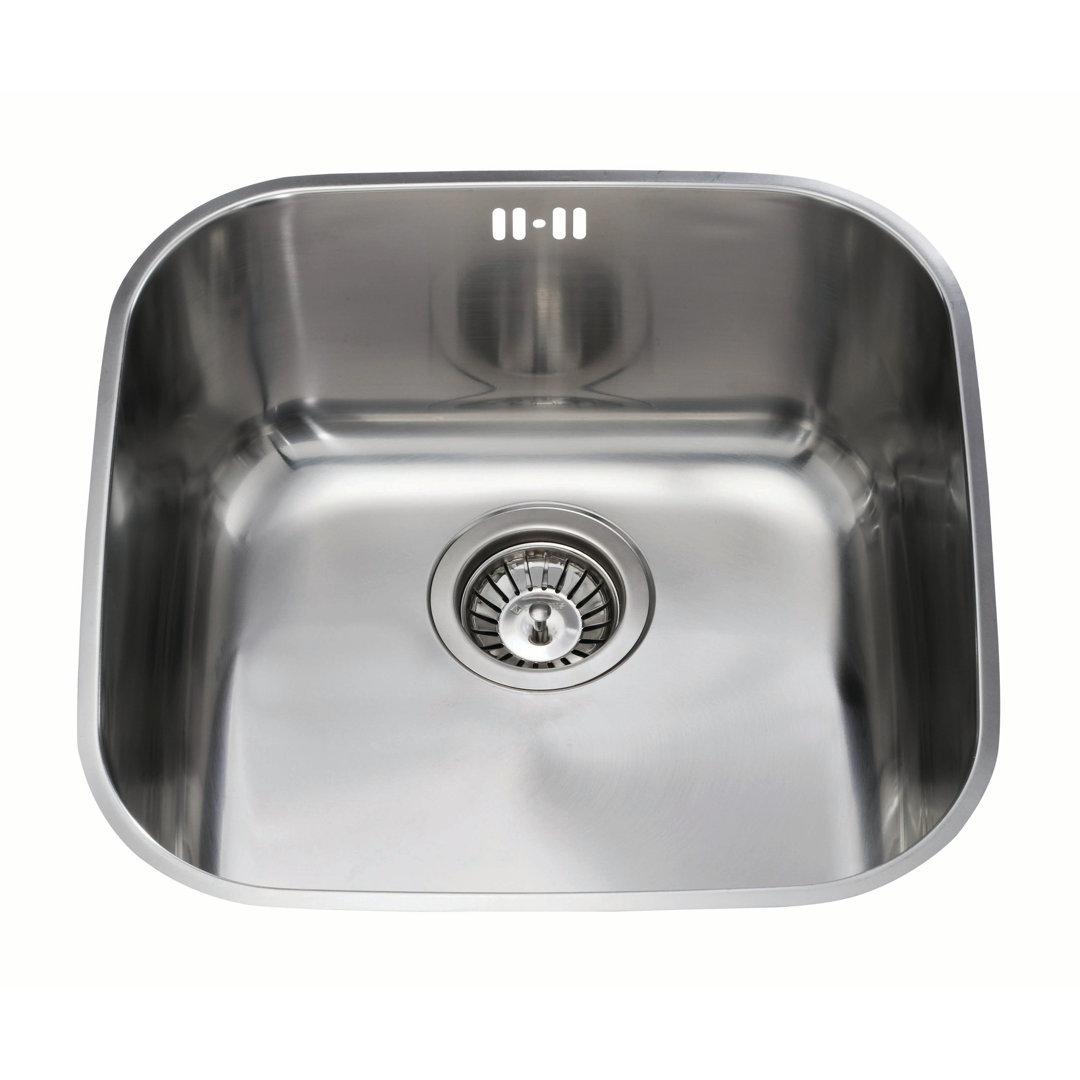 42cm x 42cm Single Bowl Undermount Kitchen Sink
