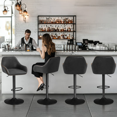Tabourets de bar rotatifs 2 pièces Eastway