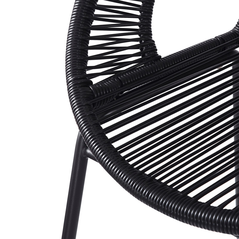 Tabouret de bar Ferrara, Noir