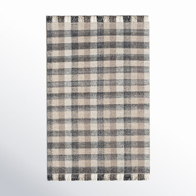 Cordelia Hand-Woven Plaid Rug