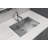 Cantrio MS-012 21 inch 18-Gauge 304 Stainless Steel Rectangular Undermount Utility Bathroom Sink in Brushed Steel-88576535