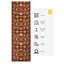 Tapis de couloir rouge à motif oriental sur mesure-1459919618