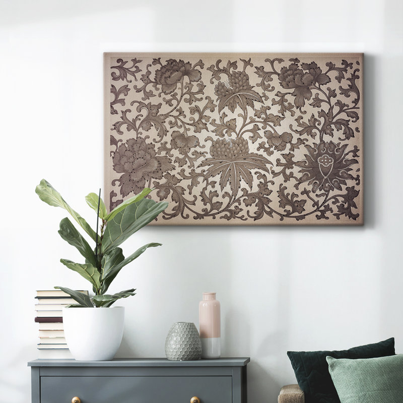 "Vintage Abstract - XXIII" sur toile, H 19 po x l 28 po x P 1,5 po, Toile tendue