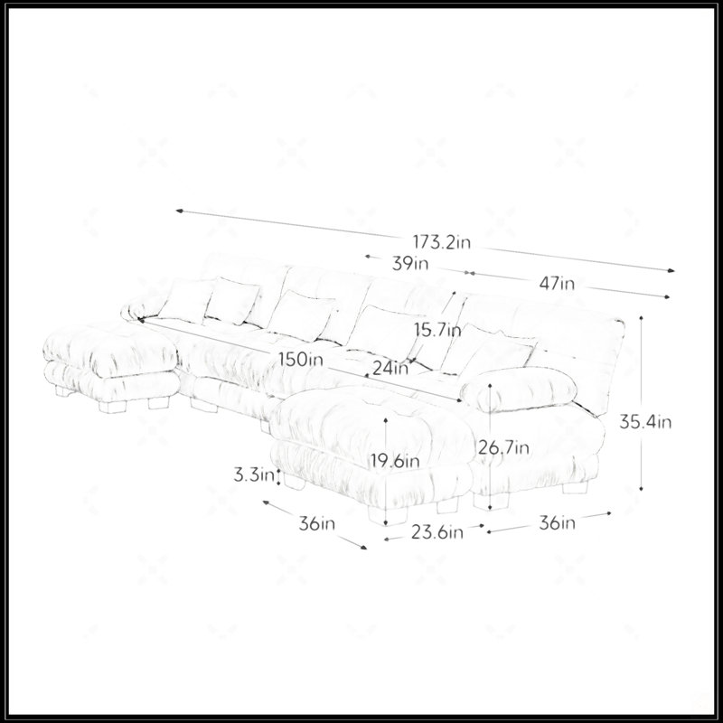 Canapé modulaire Free Combination, Vert