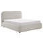 Premium Upholstered Crowder Bed with Headboard, Performance Fabric,-2016704782-2016704783