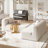 Boneless Modern Large L-Shape Modular Sectional Sofa