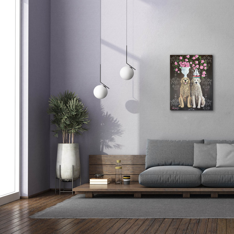  «The Golden Couple» par Heather Gauthier, art mural sur toile, 26 po x 34 po
