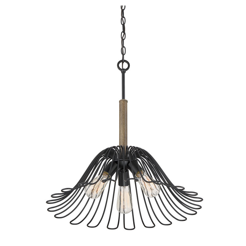 Luminaire pour dôme 3 lumières unique Fincher