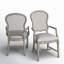 Boheme Gaston Metal Back Arm Chair