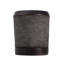 Table de bout durable Mgo, conception cylindrique compacte, charme rétro pour la maison et le patio