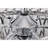 Quara 26 Inch Modern Glam Modern Crystal Ceiling Fan 6 Light with Remote