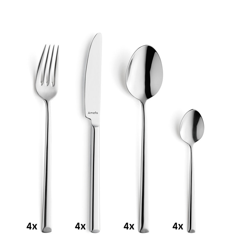 Metropole 16 Piece Cutlery Set, Service for 4