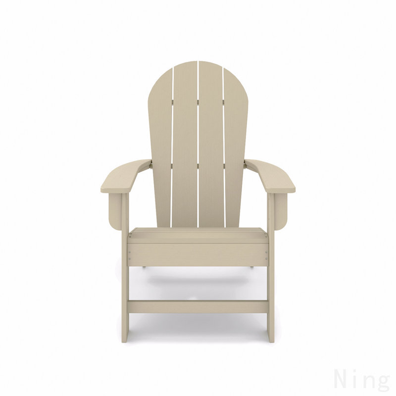 Adirondack Chair – Premium Hdpe Poly Lumber For Pool, Patio, And Garden Elegance, Beige