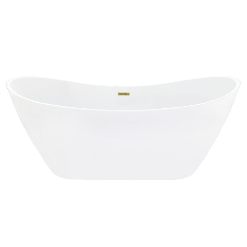 Vansza 67'' x 31.5'' Soaking Acrylic Bathtub