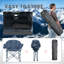 Chaise de camping surdimensionnée Shabrie, chaise pliante entièrement rembourrée avec soucoupe lune-1593276499