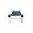 Disc-O-Bed Single Cot, Portable Sleep Solution for Tents & Cabins, Green, Large-102787225