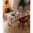 Red And Green Holiday Plaid Pom Pom Christmas Tablecloth 56" W X 96" L-14463598