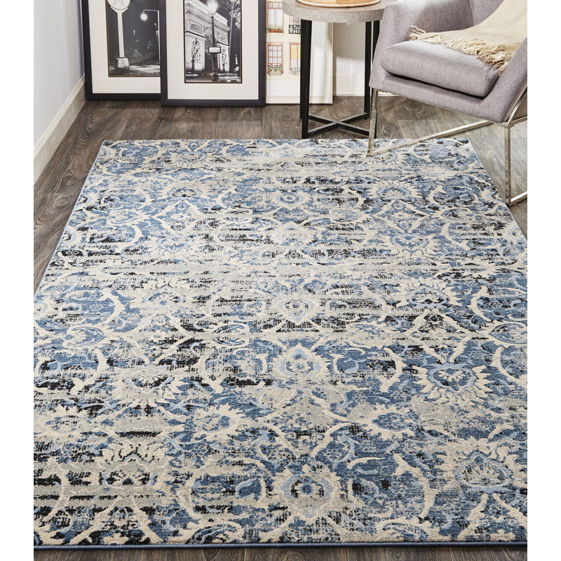 Lorentz Abstract Indoor Rug, Rectangle 6'7" x 9'6"