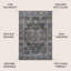 Tapis vert foncé / gris Alanya-1525625130