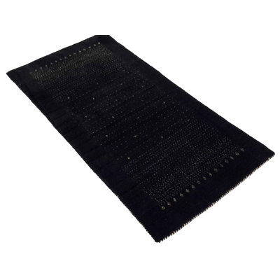 Noahanthony Polka Dots Area Rug in Black