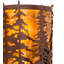 Applique murale de coin 2 lumières