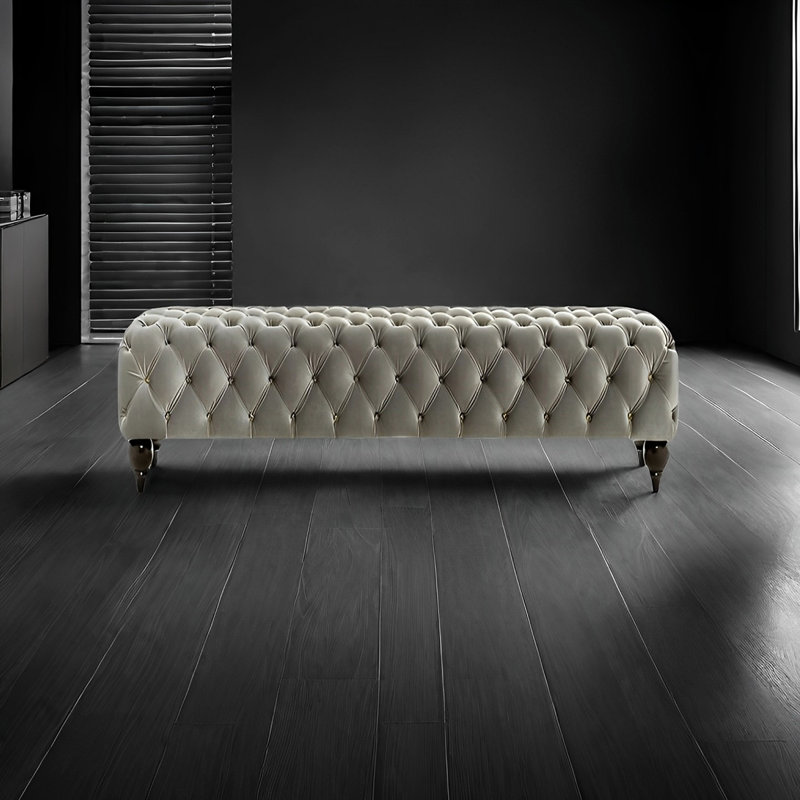 Banc de rangement Lannis, H 16,53 po x l 43,3 po x P 15,74 po