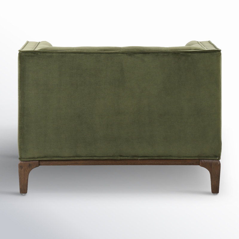 Dylan Armchair, Sapphire Olive Polyester Blend