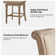 Blerona Farmhouse Swivel Bar Stool With Nailhead Trims Set Of 2