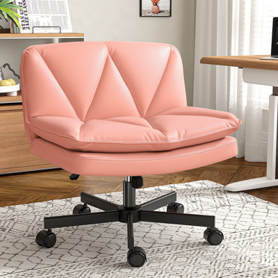 Chaise de bureau pivotante en similicuir Criss Cross