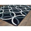 Tapis décoratif géométrique Alhambra/bleu-31470494