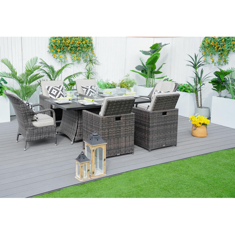 Frankel 6 Person Outdoor Dining Set