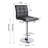 Ludly 32.5" Adjustable Spin Bar Stool-877580778