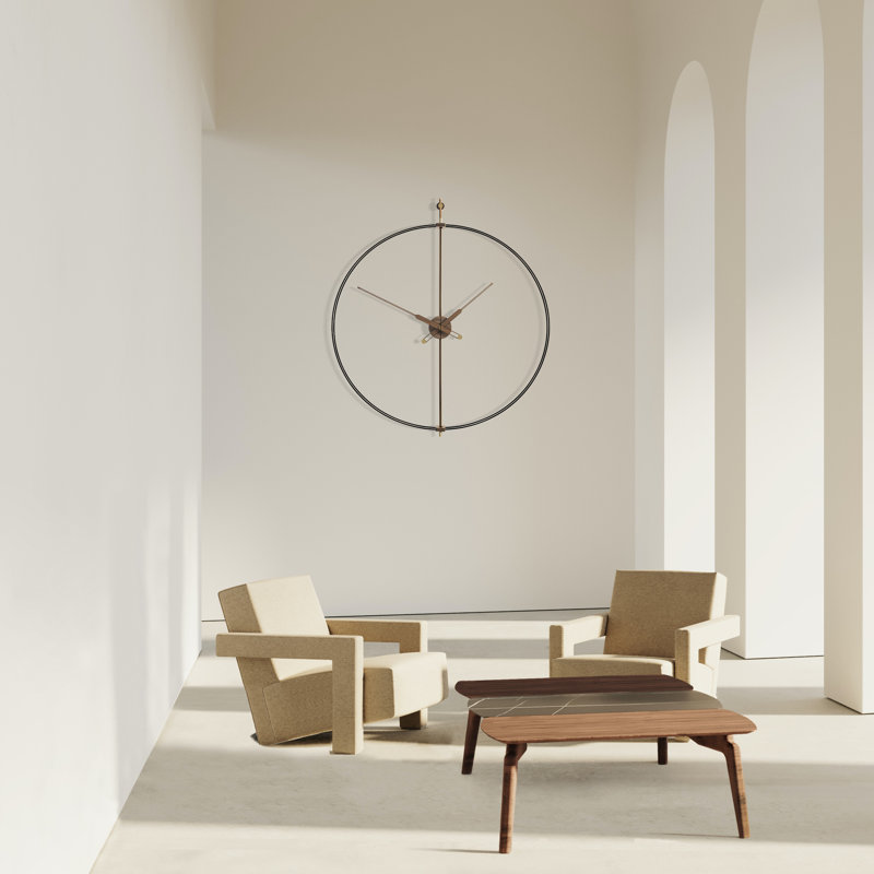 Barcelona Wall Clock, Black