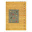 Gold Hand Knotted Gabbeh Rug 4'x 6'