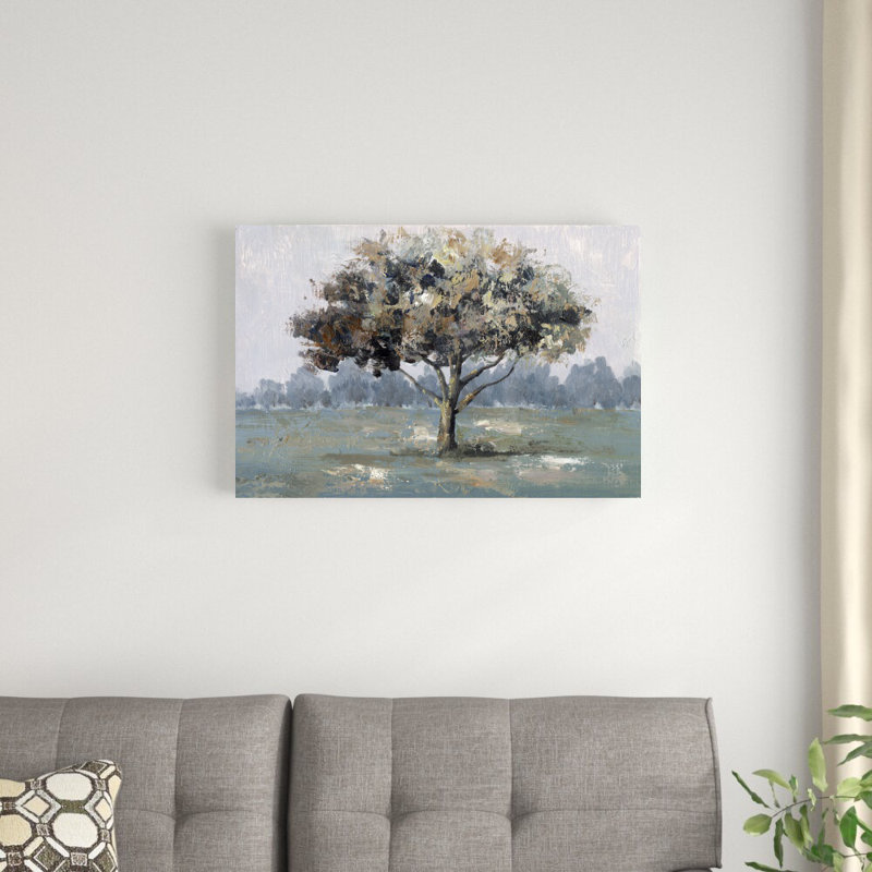 " Painted Tree ", 20" H x 30" W