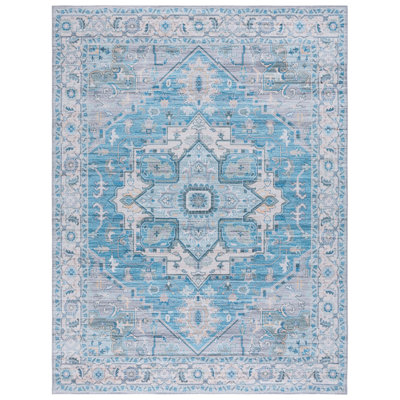 Pahulveer Performance Machine Washable Oriental Rug