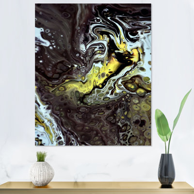 Œuvre d'art moderne sur toile