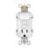 radiant 15 Amp Combination Self Test Tamper Resistant Single GFCI Outlet and Single Pole Switch