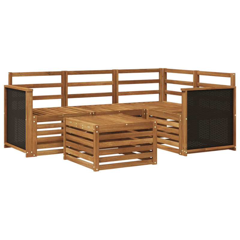  Outdoor Sofa Set 5 pcs Polyester