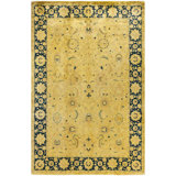 Huckstep One-of-a-Kind 5' 10" X 8' 10" Wool Area Rug Gold