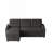 85.8" Sleeper Sofa with Pull Out Bed with Charging Port,Storage Space-420337995