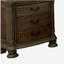 Table de chevet en bois massif avec finition traditionnelle et bois massif traditionnel 1pc