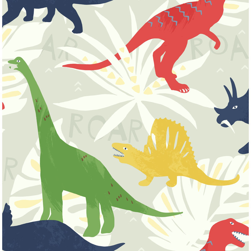 Rouleau de papier peint 27 pi x 27 po Ilfracombe Pack Party, Gris / vert / rouge